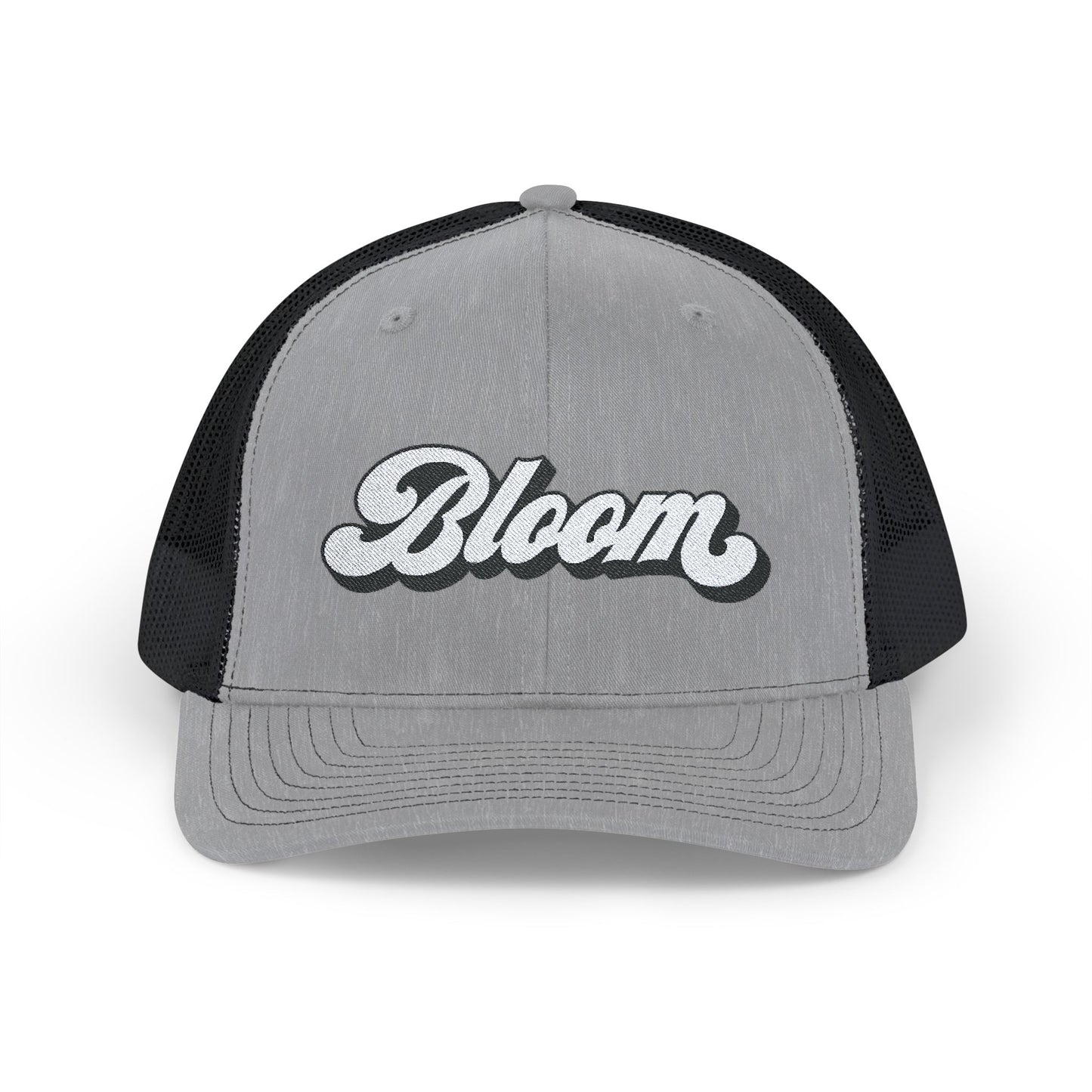 Bloom Embroidered Snapback Trucker Cap