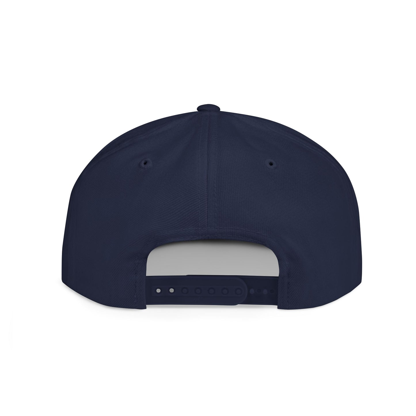 Bloom Embroidered Flat Bill Snapback